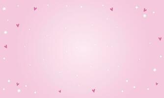 vettore san valentino giorno sfondo con rosa cuori design