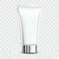 vettore 3d realistico isolato tubo cosmetico crema