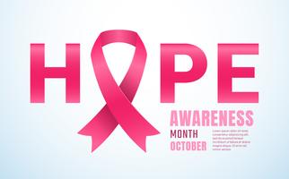 Priorità bassa di vettore di consapevolezza del cancro al seno