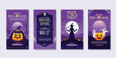 Halloween spaventoso cartone animato illustrazione. Halloween grafico design vettore