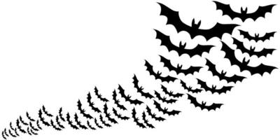 pipistrello silhouette, pipistrello sfondo. Halloween pipistrello vettore