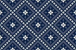 indaco Marina Militare blu geometrico tradizionale etnico modello ikat senza soluzione di continuità modello confine astratto design per tessuto Stampa stoffa vestito tappeto le tende e sarong azteco africano indiano indonesiano vettore