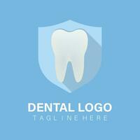 salutare dente, dentale cura clinica logo, vettore illustrazione. pulito dentale Salute e orale igiene manifesto design.