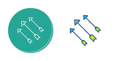 unico frecce vettore icona