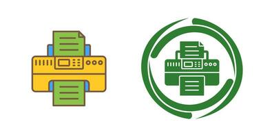 icona di vettore della stampante