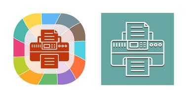 icona di vettore della stampante