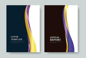copertina modello per annuale rapporto, rivista, opuscolo, proposta, portafoglio, opuscolo, manifesto vettore