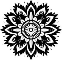 mandala, minimalista e semplice silhouette - vettore illustrazione