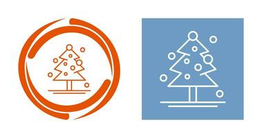 icona di vettore dell'albero di natale