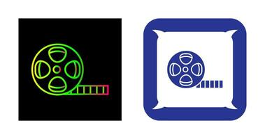 icona vettore bobina di pellicola