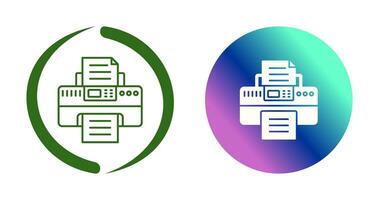 icona di vettore della stampante