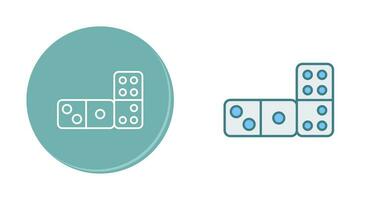 domino vettore icona