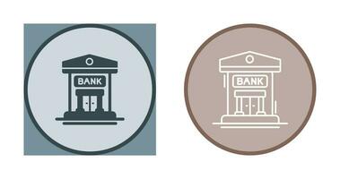 icona di vettore di banca