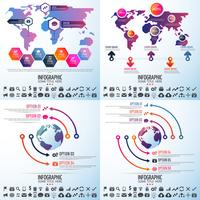 Modello di progettazione infografica vettore