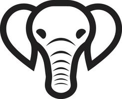 elefante logo per App un' pulito e moderno design elefante logo per sociale media un' Impressionante e coinvolgente design vettore
