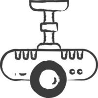proiettore mano disegnato vettore illustrazione