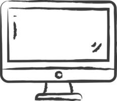 computer mano disegnato vettore illustrazione
