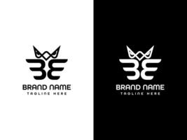 B uccello logo design vettore