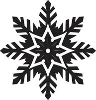 semplicistico neve silhouette emblematico icona nature serenata maestà neve logo emblema vettore