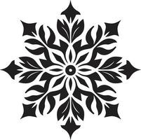 elegante brina ambasciatore elegante simbolo regale fiocco di neve maestà emblematico emblema vettore