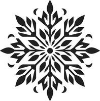 maestoso cristallo maestà emblematico emblema regale eleganza nel brina moderno fiocco di neve icona vettore