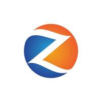 attività commerciale aziendale z lettera logo vettore