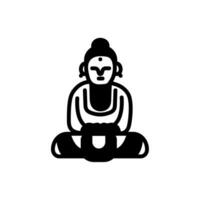 Buddah icona nel vettore. illustrazione vettore