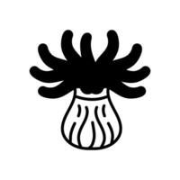 mare anemone icona nel vettore. illustrazione vettore