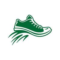 logo di scarpa icona scuola stivale vettore isolato sport scarpe silhouette design per maschio