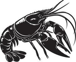 yabby vettore silhouette 7