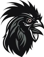 pollo emblema per moderno il branding Gallo silhouette nel vettore arte