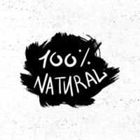 lettering naturale eco vettore
