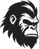 il bene arte di gorilla vettore dettagliare etico gorilla vettore arte un' creativo responsabilità