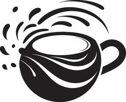bibita Fontana vettore scena caldo caffè vettore illustrazione