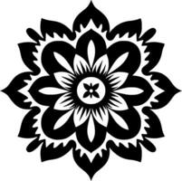 mandala - minimalista e piatto logo - vettore illustrazione