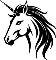 unicorno, minimalista e semplice silhouette - vettore illustrazione