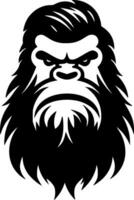 bigfoot, minimalista e semplice silhouette - vettore illustrazione