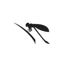 libellula logo icona simbolo vettore design modello illustrazione.