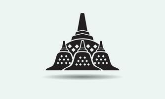 Borobudur vettore arte, icone