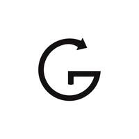 g lettera logo icona vettore