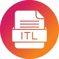 itl file formato vettore icona