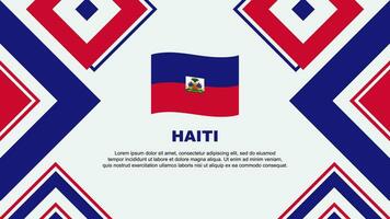 Haiti bandiera astratto sfondo design modello. Haiti indipendenza giorno bandiera sfondo vettore illustrazione. Haiti indipendenza giorno