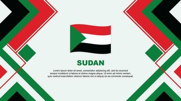 Sudan bandiera astratto sfondo design modello. Sudan indipendenza giorno bandiera sfondo vettore illustrazione. Sudan bandiera
