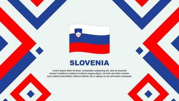 slovenia bandiera astratto sfondo design modello. slovenia indipendenza giorno bandiera sfondo vettore illustrazione. slovenia modello