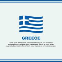 Grecia bandiera sfondo design modello. Grecia indipendenza giorno bandiera sociale media inviare. Grecia design vettore