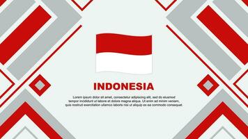 Indonesia bandiera astratto sfondo design modello. Indonesia indipendenza giorno bandiera sfondo vettore illustrazione. Indonesia bandiera