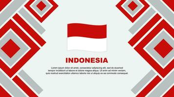 Indonesia bandiera astratto sfondo design modello. Indonesia indipendenza giorno bandiera sfondo vettore illustrazione. Indonesia