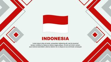 Indonesia bandiera astratto sfondo design modello. Indonesia indipendenza giorno bandiera sfondo vettore illustrazione. Indonesia sfondo