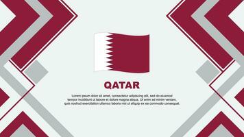 Qatar bandiera astratto sfondo design modello. Qatar indipendenza giorno bandiera sfondo vettore illustrazione. Qatar bandiera