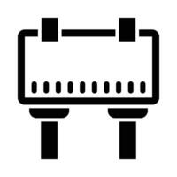 tabellone vettore glifo icona per personale e commerciale uso.